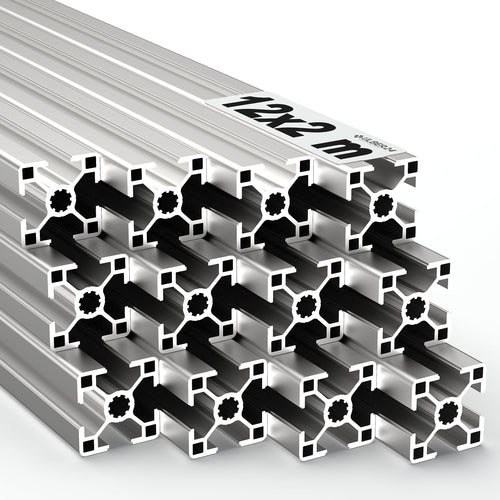 Ulber24 Aluprofil 30x30 Typ B Nut 8 – Steckprofil 24m