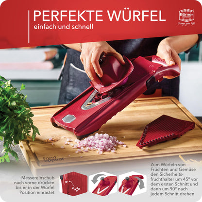 Börner V5 Gemüsehobel Profi Set - Verstellbarer V-Hobel