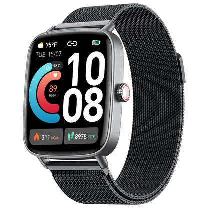 AEAC Smartwatch mit Telefonfunktion, 1,85 Zoll HD, IP68 wasserdicht, Touchscreen