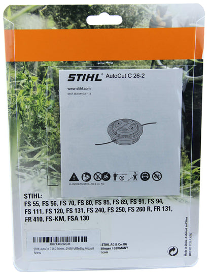 Stihl AutoCut C 26-2 Trimmerkopf für Rasentrimmer, 4002 710 2169