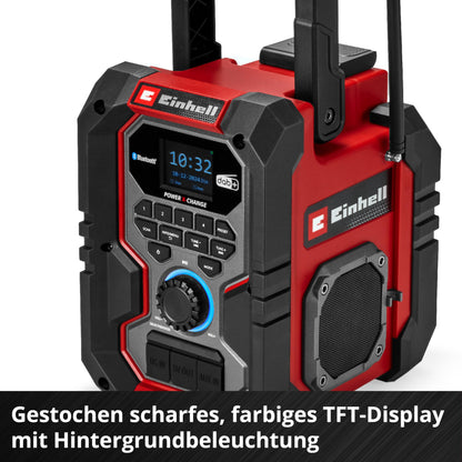 Einhell TE-CR 18 Li DAB+/FM/BT Akku-Baustellenradio - Solo