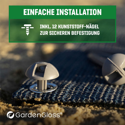 GardenGloss Vorzeltteppich 300x400 cm - Campingteppich wetterfest