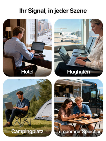 Tenda MF6 Mobiler WLAN Router, 4G LTE Hotspot mit Wi-Fi 6