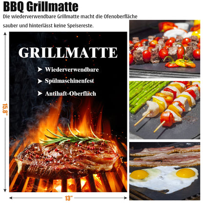 Grilliance BBQ Grillbesteck Set 30-teilig Edelstahl mit Tragetasche