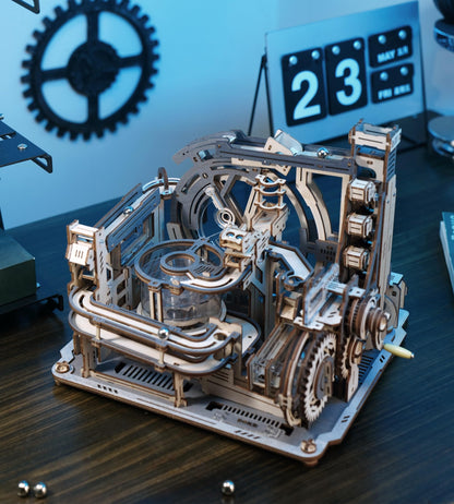 ROKR Marble Spaceport elektrische Kugelbahn 3D Puzzle - Night City 2.0 LGC01