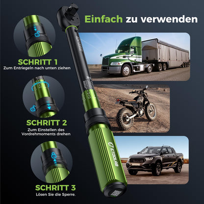 ETOOLAB Drehmomentschlüssel 3/8 Zoll, 5-70 Nm, 72 Zähne
