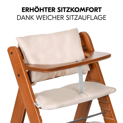 hauck Alpha+ Newborn Set 2in1 Bouncer Babyhochstuhl - Walnuss