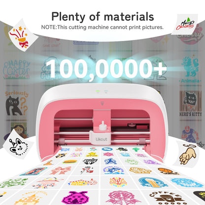 Likcut S501 Mini Schneideplotter für Vinyl & Textil - Rosa