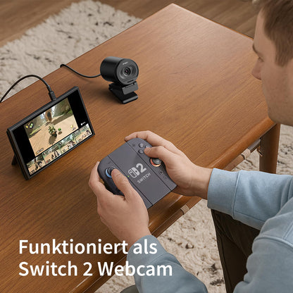 EMEET 4K S600 1080P Webcam mit Mikrofon & Autofokus