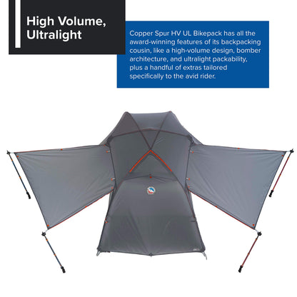 Big Agnes Copper Spur HV UL2 Bikepack Zelt - grau