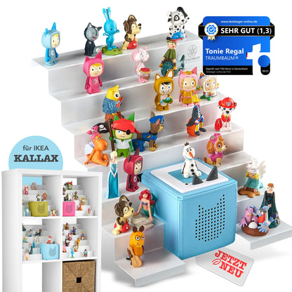 TRAUMBAUM Tonie Regal Einsatz für IKEA KALLAX, magnetisch, weiss