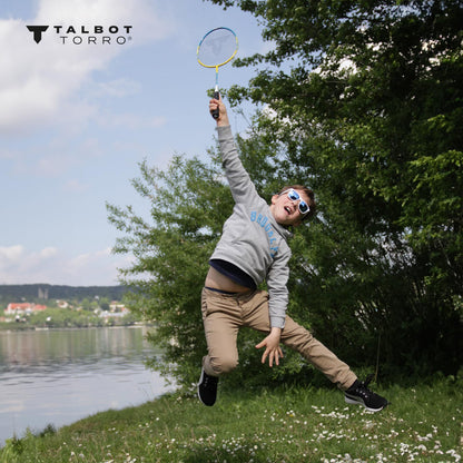 Talbot-Torro Badminton-Set Family mit 4 Schlägern und Netz