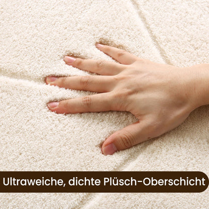 Sour Lemon Waschbarer Teppich Creme – Kurzflor, 200x300 cm