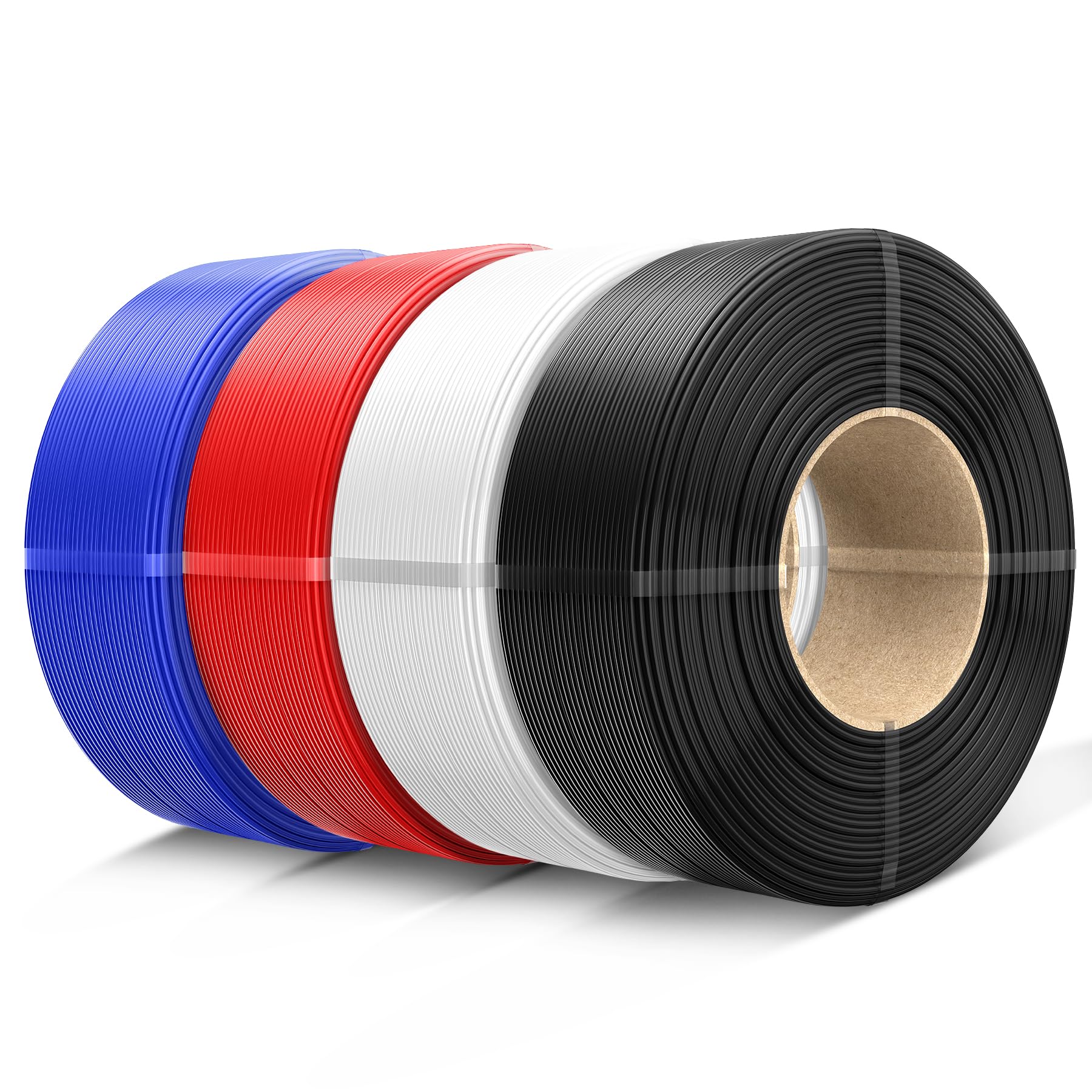 SUNLU PETG Filament Refill 1.75 mm 4 kg, spulenfrei, 4 Farben