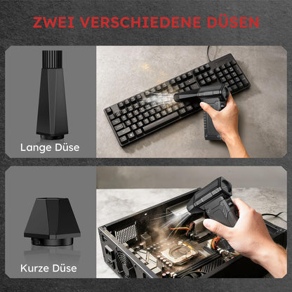 Anruzon A2Pro Elektrisches Staubgebläse, 12000 mAh, 8-Gang