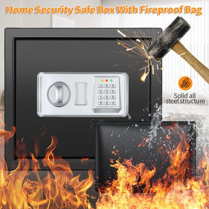 Digitaler Tresor 34L Feuerfest – Wasserdichter Heimsafe