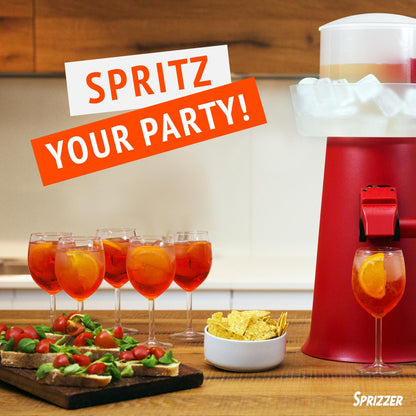 Sprizzer Aperol Spritz Maschine Dispenser Mischer – schwarz