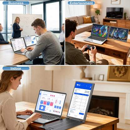 KEFEYA Dual-14 Laptop Bildschirmerweiterung 14 Zoll FHD IPS