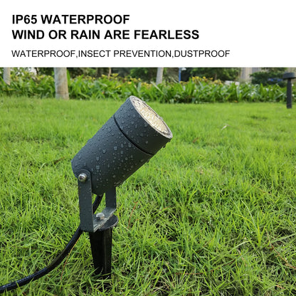 DAWALIGHT Erdspiess Gartenstrahler GU10 LED - 4er Set Warmweiss