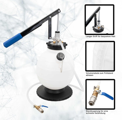 otgerlensker Manueller Öleinfüller Getriebeölpumpe 6L - 15 Adapter