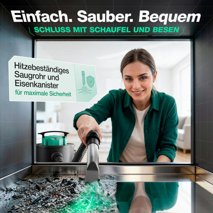 Smabix Aschesauger SMX-AS-01, 18 L, 1200 W, inkl. HEPA-Filter