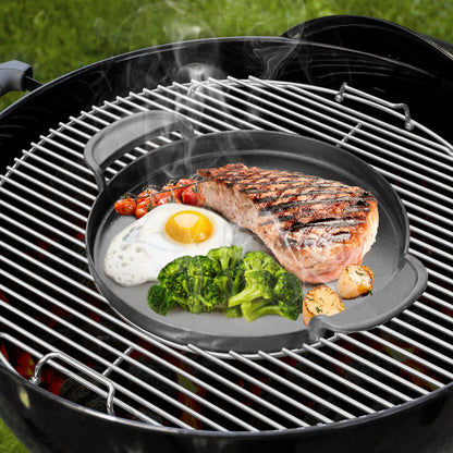 Onlyfire Edelstahl Grillrost Ø 54,5 cm für Weber 57 cm Kugelgrill