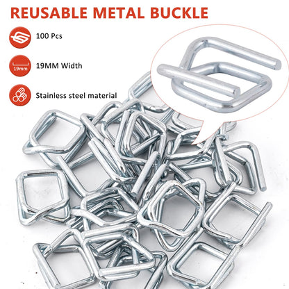 BAOSHISHAN Manuelles Umreifungsgerät Set 13-19mm – Komplettset