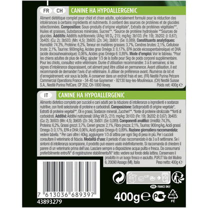 Purina Veterinary Hypoallergenic Mousse Hunde Nassfutter - 12x400g