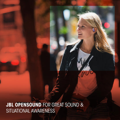 JBL Sense Lite Open-Ear-Kopfhörer mit Ohrbügel, 32 h Akku, schwarz