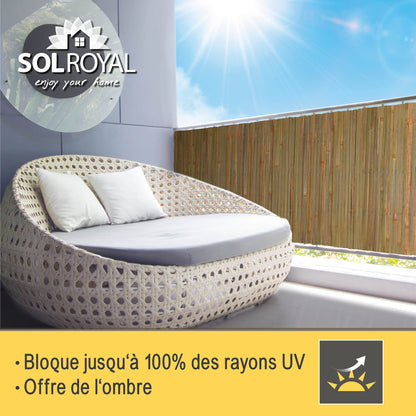 Sol Royal SolVision B89 Bambus Sichtschutz 120x300 cm für Balkon