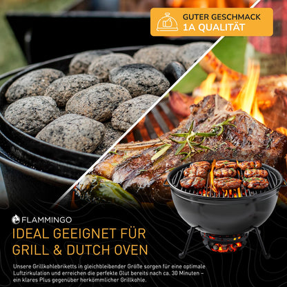 BELKO Grillbriketts 27 kg – Holzkohlebriketts für Holzkohlegrill