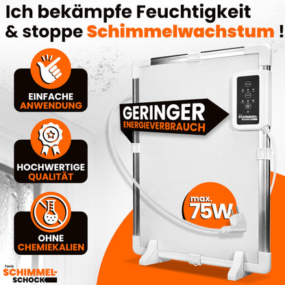 Tonis SCHIMMELSCHOCK Anti-Schimmelheizung mit Thermostat