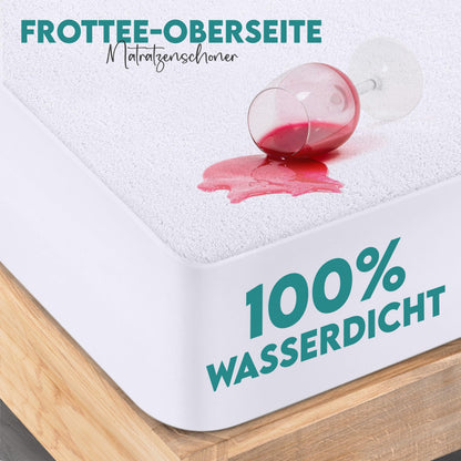 Utopia Bedding Matratzenschoner 90 x 200 cm, wasserdicht, 2er-Pack