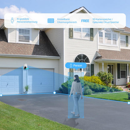 EZVIZ C8c 2MP WLAN Überwachungskamera Aussen 2er Pack