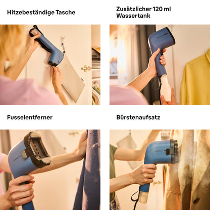 Braun QuickStyle 3 GS3024BL Dampfglätter, 1100 W, 120 ml Tank, Blau