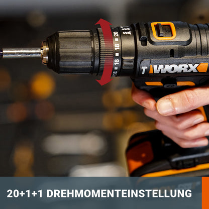 WORX WX370.9 Akku Schlagbohrschrauber - Ohne Akku/Lader