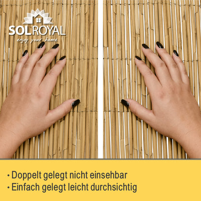 Sol Royal SolVision S36 Schilfmatte Sichtschutz 120 x 600 cm