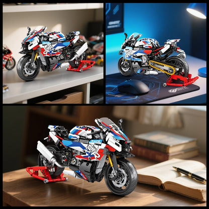 Reobrix 99040 Motorrad 1000 RR Klemmbausteine-Set, 949 Teile
