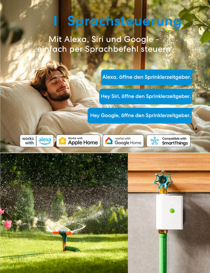 Meross Bewässerungscomputer WLAN MST100 mit App-Steuerung
