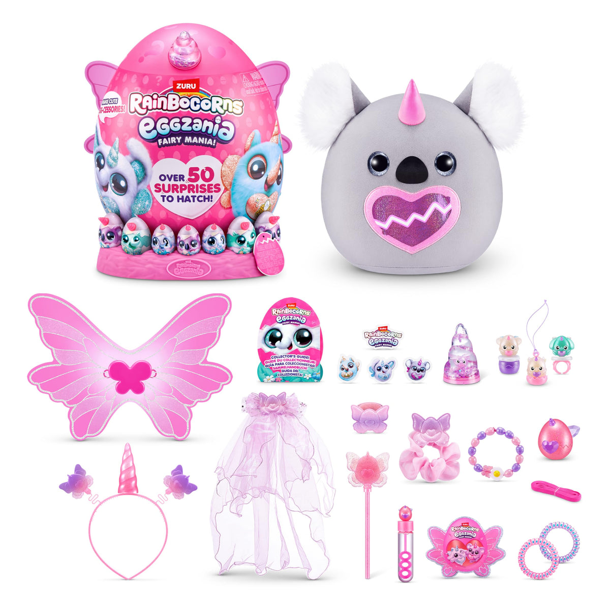 Rainbocorns Eggzania Fairy Mania Oster-Überraschungsei Koala ZURU mit Feen-Accessoires und Sammelfiguren