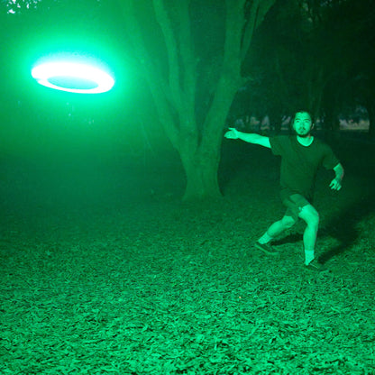 TOSY Flying Disc LED-Wurfscheibe, 108 RGB-LEDs, 175 g, wasserdicht