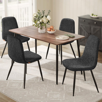 VASAGLE Esszimmerstuhl 4er Set KDC188G01 – Schiefergrau