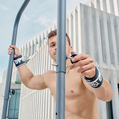 Eric Flag Calisthenics Station – 4-fach Höhenverstellbar freistehend