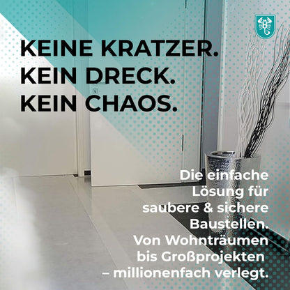 Scorprotect Abdeckvlies selbsthaftend Bodenschutz - 1m x 50m 140g/m² Weiss