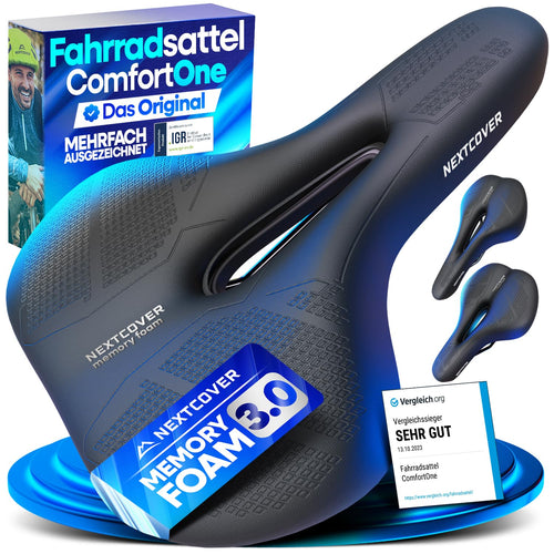 NEXTCOVER Fahrradsattel mit Memory-Foam 3.0 für Damen & Herren