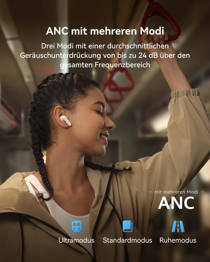 HUAWEI FreeBuds SE 4 ANC, kabellose In-Ear-Kopfhörer, Weiss