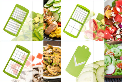 Genius Nicer Dicer Smart Gemüseschneider 14-teilig Kiwi