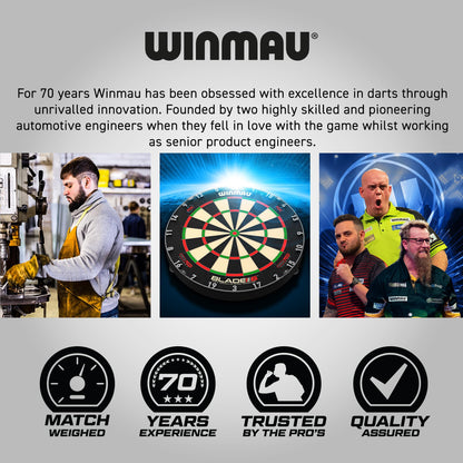 WINMAU Hi-Tech Beam Dart Laser Oche 8510 für Wandmontage