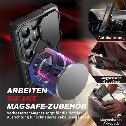Tongate Samsung Galaxy S26 Ultra Hülle mit MagSafe-Ständer, Schwarz