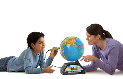 VTech Interaktiver Videoglobus – Digitale Lern-Weltkugel Deutsch